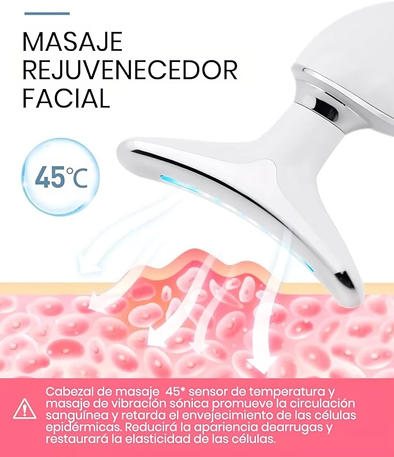 Antiarrugas Masajeador Fácial