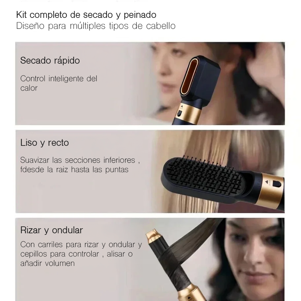 PULSED 3 EN 1 Plancha-Secador-Cepillo